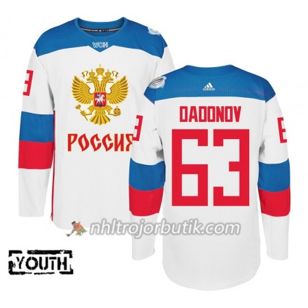 Sovjetunionen Tröja Evgenii Dadonov 63 World Cup 2016 Barn Vit Premier